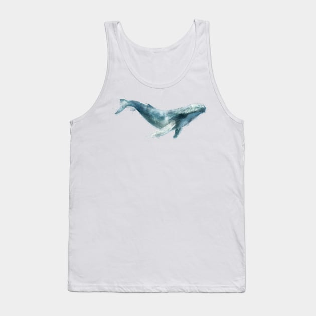 Humpback Whale Tank Top by Amy Hamilton